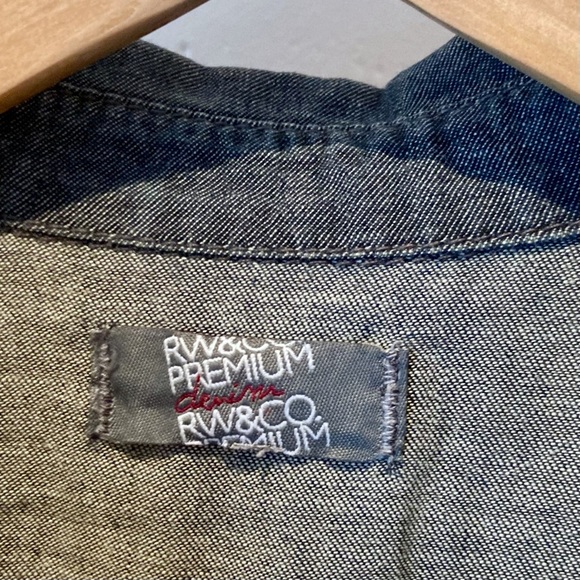 RW&CO Blue jean dress (size 10) - Picture 3 of 6